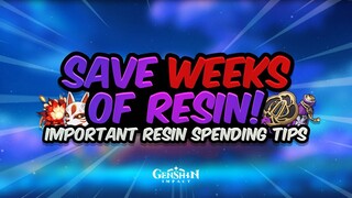 STOP WASTING YOUR RESIN! Important Tip to Farm Efficiently and Save Resin | Genshin Impact