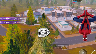 การหมุนรอบที่ดีที่สุดในโหมดสไปเดอร์แมน😂😱 PUBG MOBILE