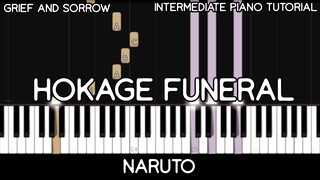 Naruto - Hokage Funeral (Intermediate Piano Tutorial)