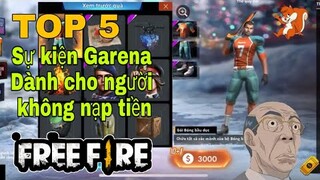 Free Fire | TOP 5 Sự kiện garena đã ra mắt dành cho game thủ không nạp tiền | Đăng SÓC TV