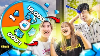 Vòng xoay Free Fire nhân phẩm SIÊU KIM CƯƠNG ngoài đời thực | HEAVY