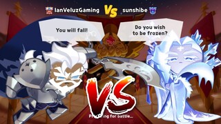 TEA KNIGHT vs. FROZEN QUEEN Cookie (EPIC BATTLE!)