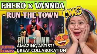 F.HERO x VannDa Ft. 1MILL & SPRITE - RUN THE TOWN [Official MV] // FILIPINA REACTS
