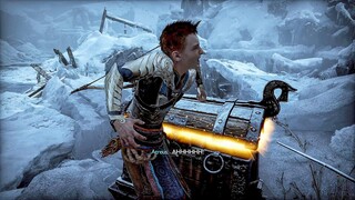 Sindri teases Atreus because he can't punch chests like Kratos - God of War Ragnarok