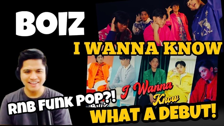 BOIZ  - 'I Wanna Know' | Official Music Video | WOW! FUNK, RNB, SOUL POP PPOP | REACTION
