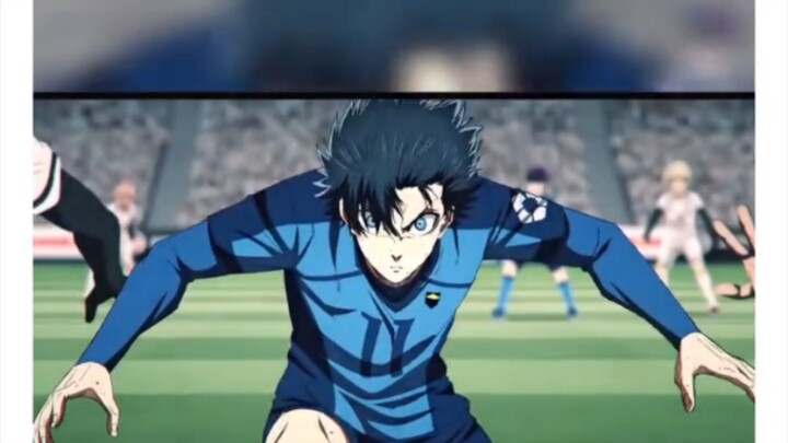 You love football I love football anime name:Blue  Luck