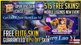 Free Elite Skin Guaranteed | Free Hero 81% off Skins