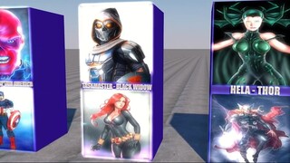 SUPERHEROES CHARACTERS AND THEIR MAIN VILLIANS