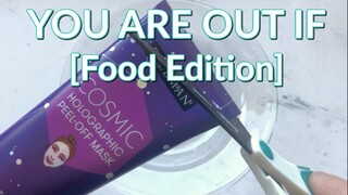 IN OR OUT SLIME GAME 💦 FOOD EDITION