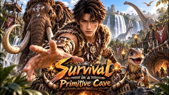 【DUB】Isekai prehistoric island! Awaken beast tamer system, tame giant beasts, rule the wild! #anime