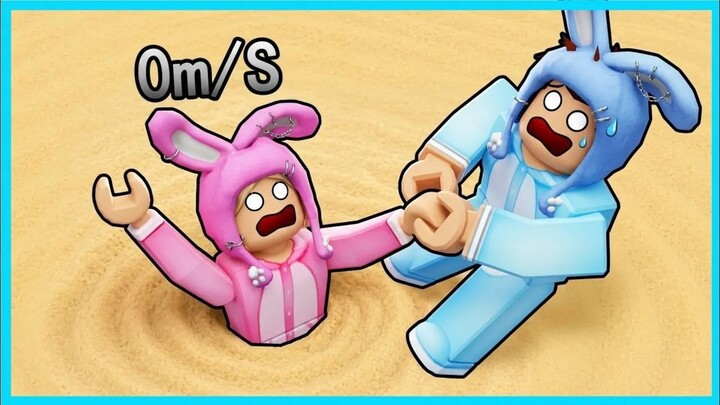 MIPAN & ZUZUZU Lewatin Rintangan Pasir Hisap Mengerikan! ROBLOX