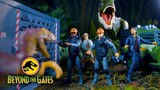 T. rex Ambush Pack & Velociraptor Containment Chaos Pack - Beyond the Gates | JURASSIC WORLD