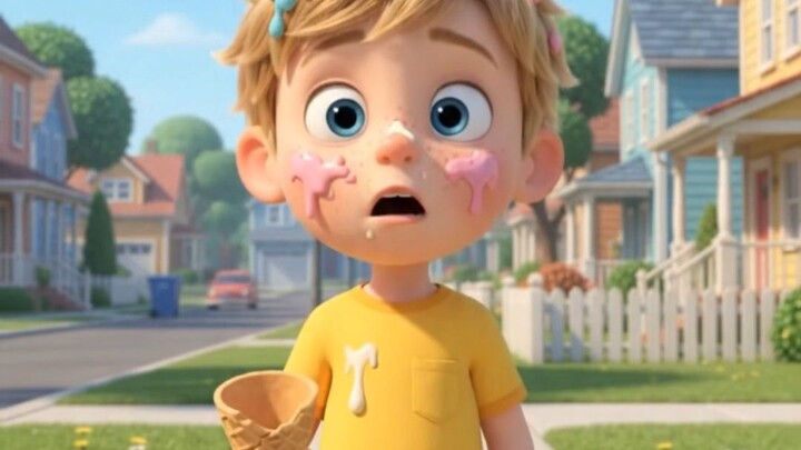 Well… I guess the ice cream wanted me more than I wanted it!