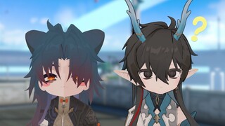 When Ren gets too excited and says the wrong line