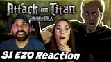 Attack on Titan S1 E20 "Erwin Smith: The 57th Exterior Scouting Mission, Part 4" Reaction & Review