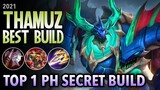 INSANE BUILD! Thamuz Best Build for 2021 | Thamuz Gameplay & Build Guide - Mobile Legends