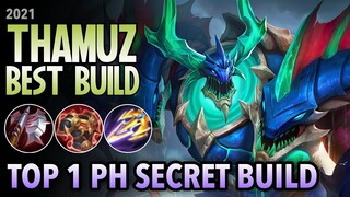 INSANE BUILD! Thamuz Best Build for 2021 | Thamuz Gameplay & Build Guide - Mobile Legends