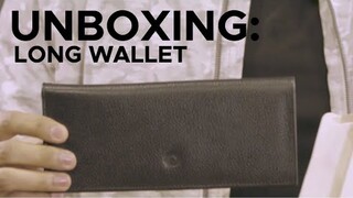 UNBOXING: LONG LEATHER WALLET
