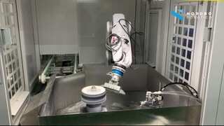 Mimic: Fine wet buffing at Amphenol Pheonix | Nordbo Robotics