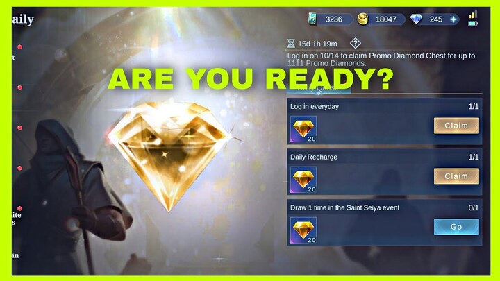 FREE PROMO DIAMONDS SNEAK PEEK! MOBILE LEGENDS BANG BANG