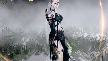 Flowers in the fog have a unique charm. Douluo Continent Thousand Renxue Green Snake Beautiful VAM G