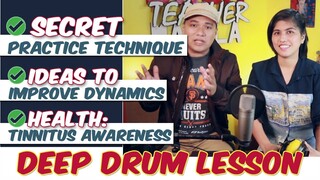 Tips Para Ma-improve Ang Dynamics | Deep Drum Lesson (feat. Teacher Medz)
