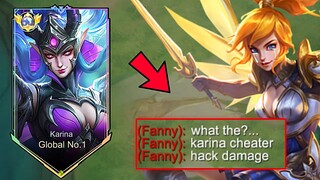 HOW TO DESTROY FANNY USING KARINA?! - Mobile Legends