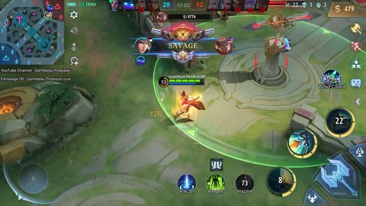 Zilong SAVAGE!! + 29 KILLS build top 1 global zilong