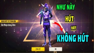 Kinh Hoàng Tỉ Lệ Vòng Quay Chế Tác Mới Vòng Quay Ninja Bóng Đêm || Free Fire