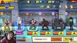 🔥🔥GILASIH SERU!! REBUTAN RANK 1 ARENA [OLD META VS NEW META] - ONE PUNCH MAN:The Strongest