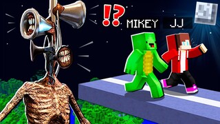 How Creepy Siren Head BECAME TITAN and ATTACK JJ and MIKEY at 3:00 am ? - in Minecraft Maizen