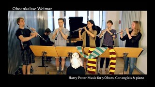 Harry Potter Hedwig's theme oboe, cor anglais & piano cover (Oboenkalsse Weimar)