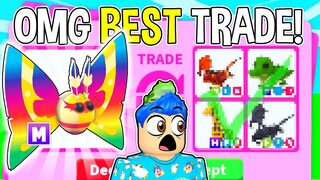 I Traded Away My MEGA *ROSY MAPLE MOTH* In Adopt Me!! Roblox Adopt Me Trading *MEGA NEON* Garden Pet