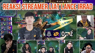 REAKSI STREAMER LIAT IRRAD GACOR PARAH !! RRQ VS TIM LILGUN Game Of the Future