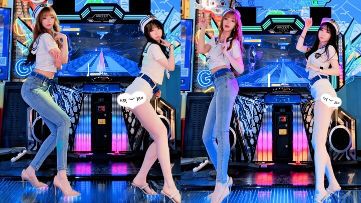 เครื่องเต้นใส่ชุดกะลาสีแบบคู่ รีเบิร์นเพลง Tara บ้าไปแล้ว! ดูไม่ทันเลยจริงๆ~