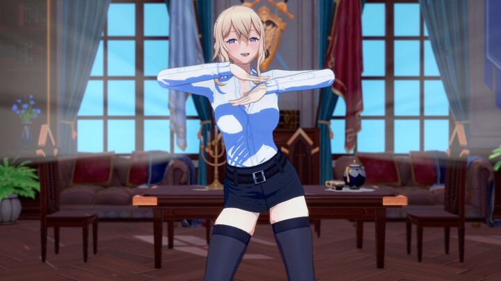 【原神MMD】西风代理团长与我坠入爱河🥵🥵🥵🥵
