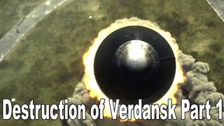 Warzone Nuke Explosion - Destruction of Verdansk Part 1 [HD 1080P]