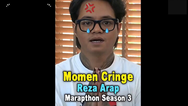 Momen Cringe Reza Arap di Marapthon Season 3
