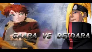 GAARA VS DEIDARA full fight tagalog/Naruto shippuden