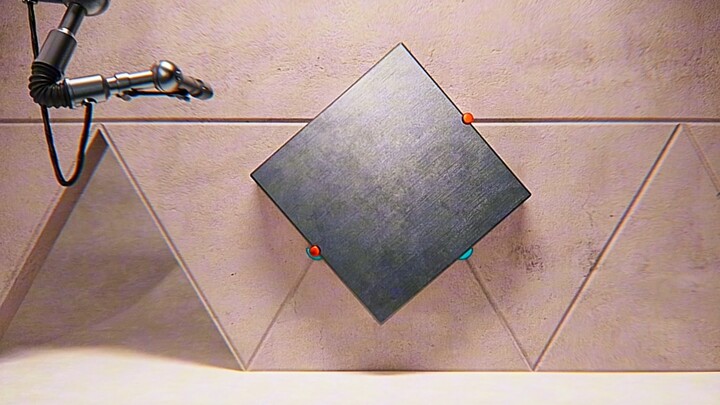 Cut the square into equilateral triangles