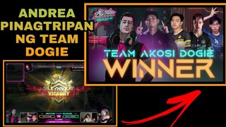 TEAM DOGIE PINATAOB ANG TEAM ANDREA