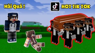 SIÊU HÀI CÙNG ANH DA ĐEN KHIÊNG HÒM NHẢY MÚA HOT TIK TOK TRONG MINECRAFT 😂 BQTHANH VÀ ỐC BỊ TROLL