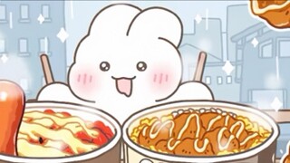 【SHUYA】Puff Rabbit Shuya's rainy day meal