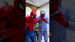 Spider-Man love his son ❤️ #shorts #labian #spiderman