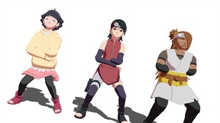 【MMD】HELLOVINUS HIMAWARI*SARADA*CHOCHO