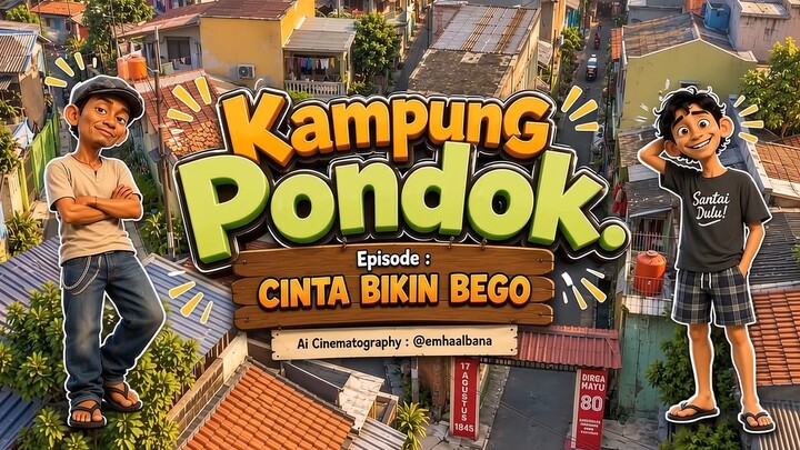 Kampung Pondok || Episode Cinta Bikin Bego || Film Komedia Ai