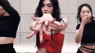 [Tăng Khả Ni] Điệu nhảy váy đỏ chân trần giết người! Chương trình biểu diễn khiêu vũ hóa trang đen v