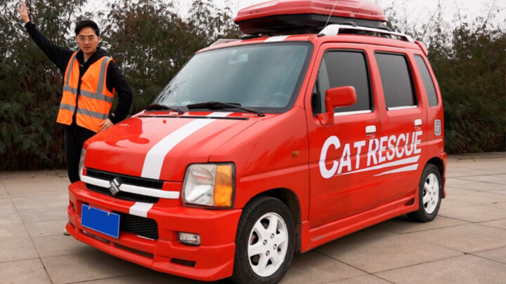 No more pretending! I have a cat fire truck!