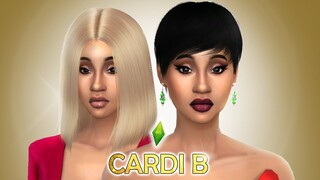 ✨ Cardi B✨💰 ¦ The Sims 4 CAS (+full cc list)