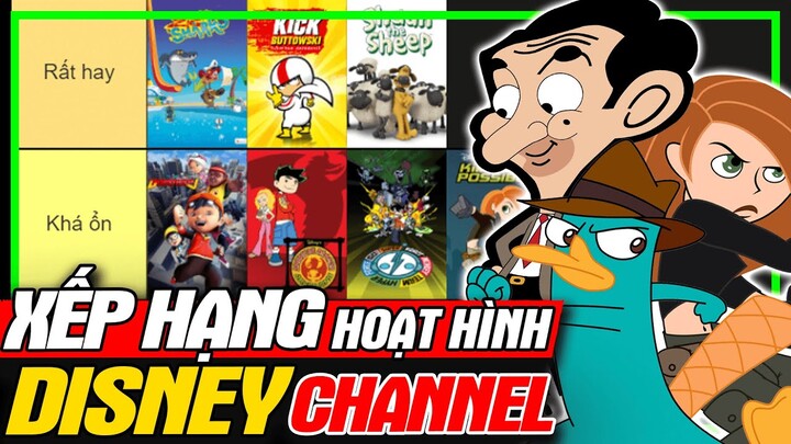 DISNEY CHANNEL: Xếp Hạng Hoạt Hình Tuổi Thơ - Phineas & Ferb Hạng Mấy? | meXINE